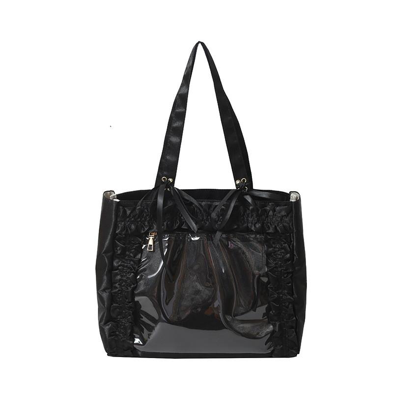 Nylon Bag For Students With Zipper Closure And Inner Pockets For Daily Use