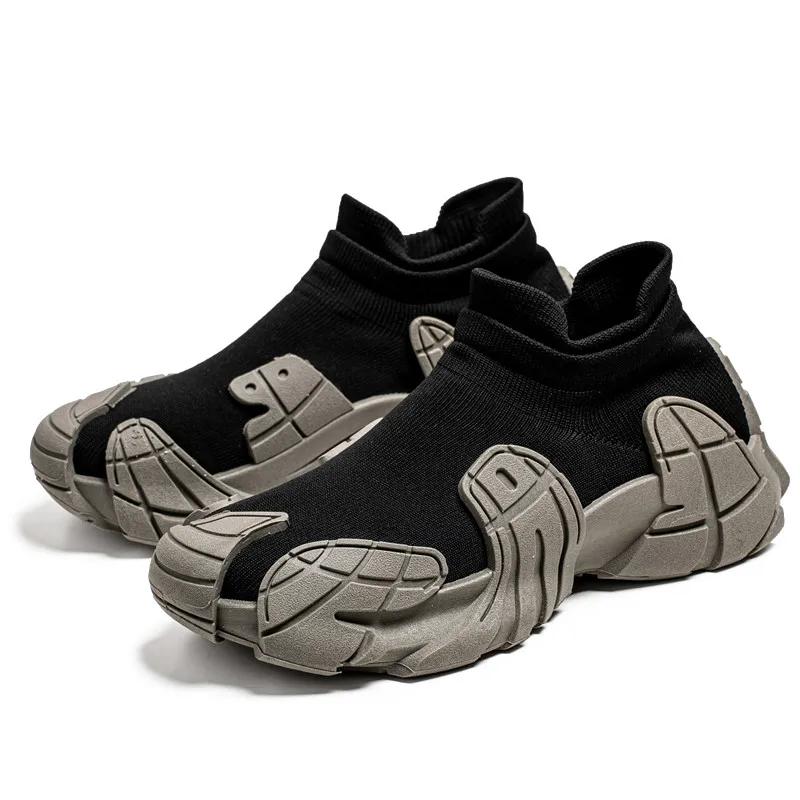 Модные и удобные кроссовки Универсальная повседневная спортивная обувь с мягкой подошвой 39 чёрный 4489₽