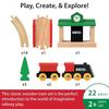BRIO Classic Rail Figure-8 Set [22 Pieces] 33028, Ages 2+ [Toy, Wooden Toy, Wooden Rail Set, Gift (Birthday/Christmas)]