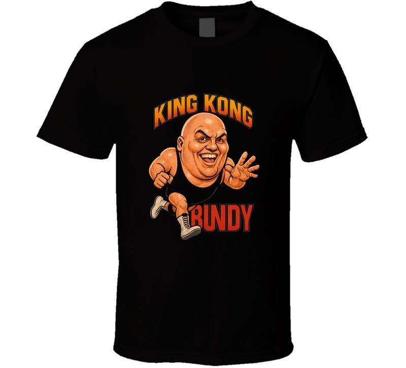 King King Bundy Retro Wrestling Legend Caricature Unisex T-Shirt M