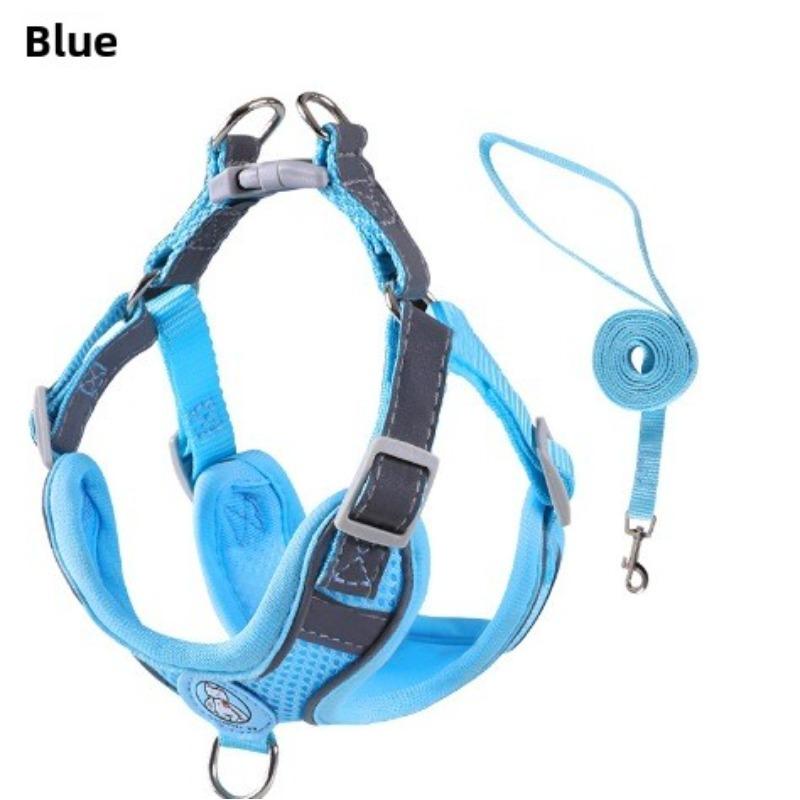 Dog Leash Vest, Small Dog Walking Leash, Cat Leash, Teddy Anti-break Reflective Chest Strap When Going Out