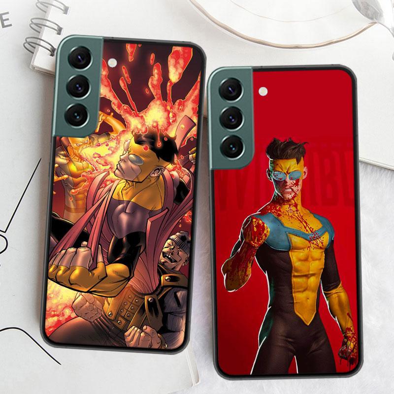 Cartoon Invincible Phone Case For Samsung Galaxy S22 S25 Ultra S21 S10 Plus S26 Edge S20 S23 S24 FE Cover Silicone Soft TPU