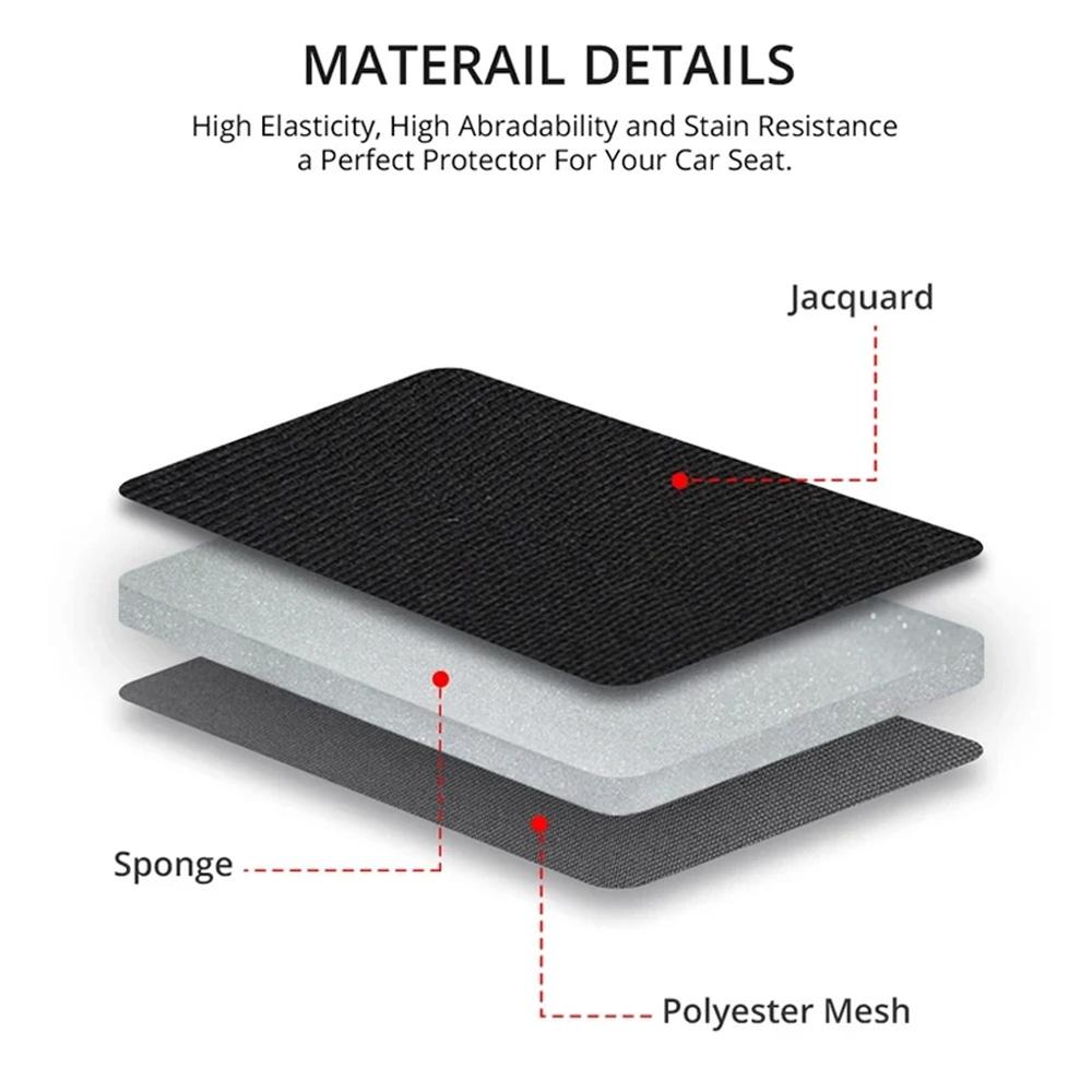 2-teilige Autositzbezüge für die Vordersitze, universell passend für die meisten Autos, SUVs, Autozubehör, Autositzbezug für Toyota, 3 Farben