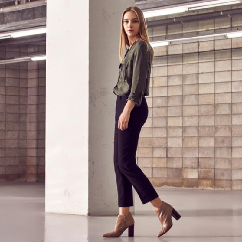 Baiyu Women Easy Banding Pants Hcaw