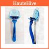 New Plastic Super Suction Cup Razor Rack With Durable Design For Bathroom Shower Organization