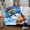 Teacher Dog School Cartoon Flannel Blanket Super Soft Warm Cozy Blanket for Sofa Bed Office Travel All‑Season Home Decor Gift