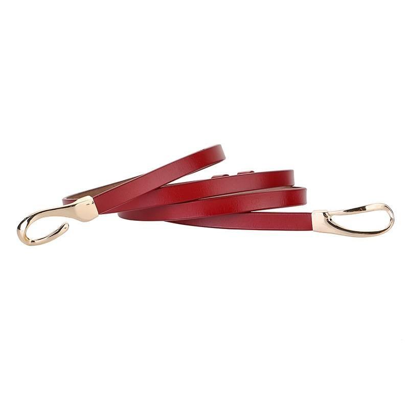 

Dress Belt Leather Womens Alloy Clasp Smooth Fashion Formal Wear Decoration