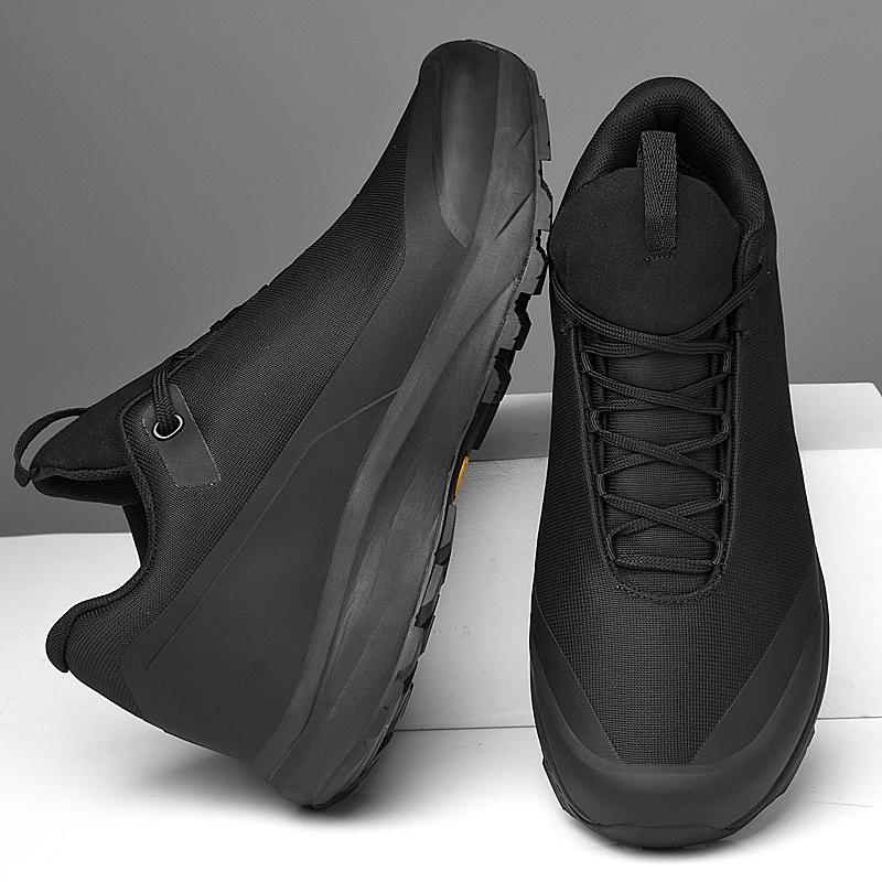 Non-Slip Male Sneakers Solid Color Mens Treking Footwear Comfortable Sporty Shoes Outdoor Mesh Casual Shoes New Classic Trainers