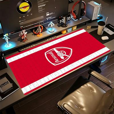 Arsenal Large Mouse Pad Gaming Laptop Mouse Pad Study Desk Mat Non-Slip Rubber Base Perfect for Office Laptop Gaming Setup