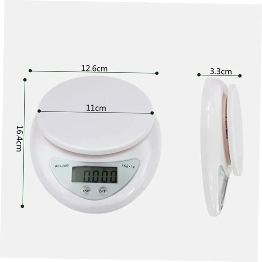 5kg/1g Digital Kitchen Scale LED Display Electronic Scale Food Scale Weight Measurement Kitchen Baking Scale Kitchen Tools
