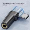 Type-C to 3.5mm Headphone Adapter Digital Audio Converter DAC Chip for Smartphones/Tablets