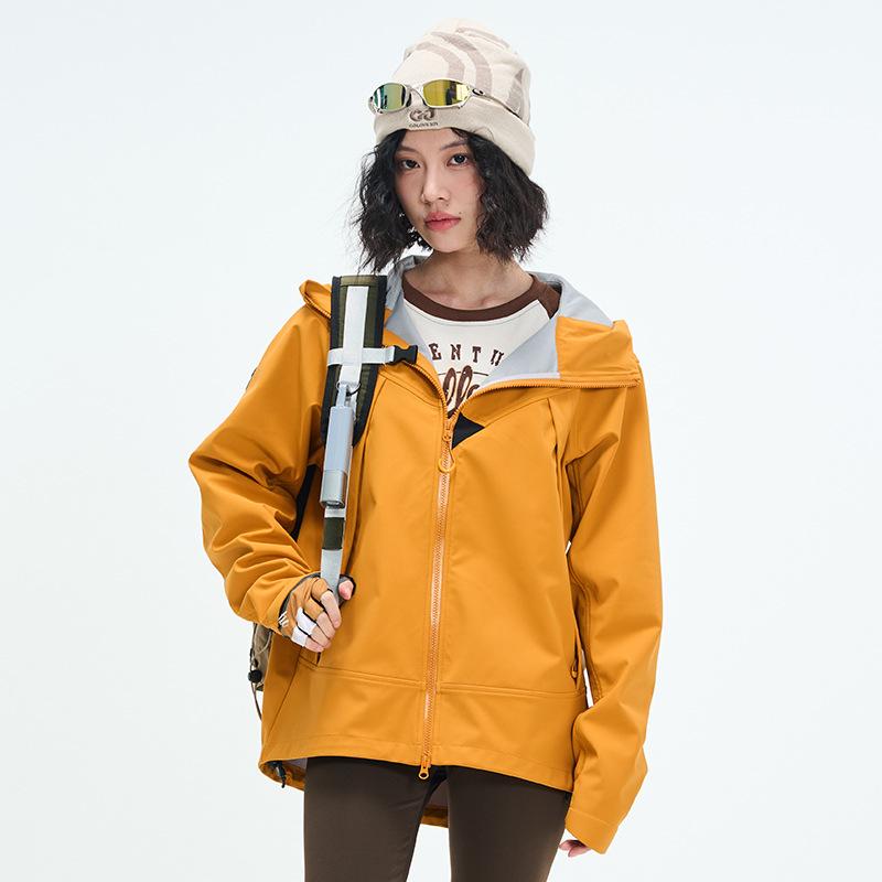 

Унисекс софтшелл ветровка 2025: Стильный, Повседневный и Готовый к Приключениям на Открытом Воздухе для Весны и Осени S