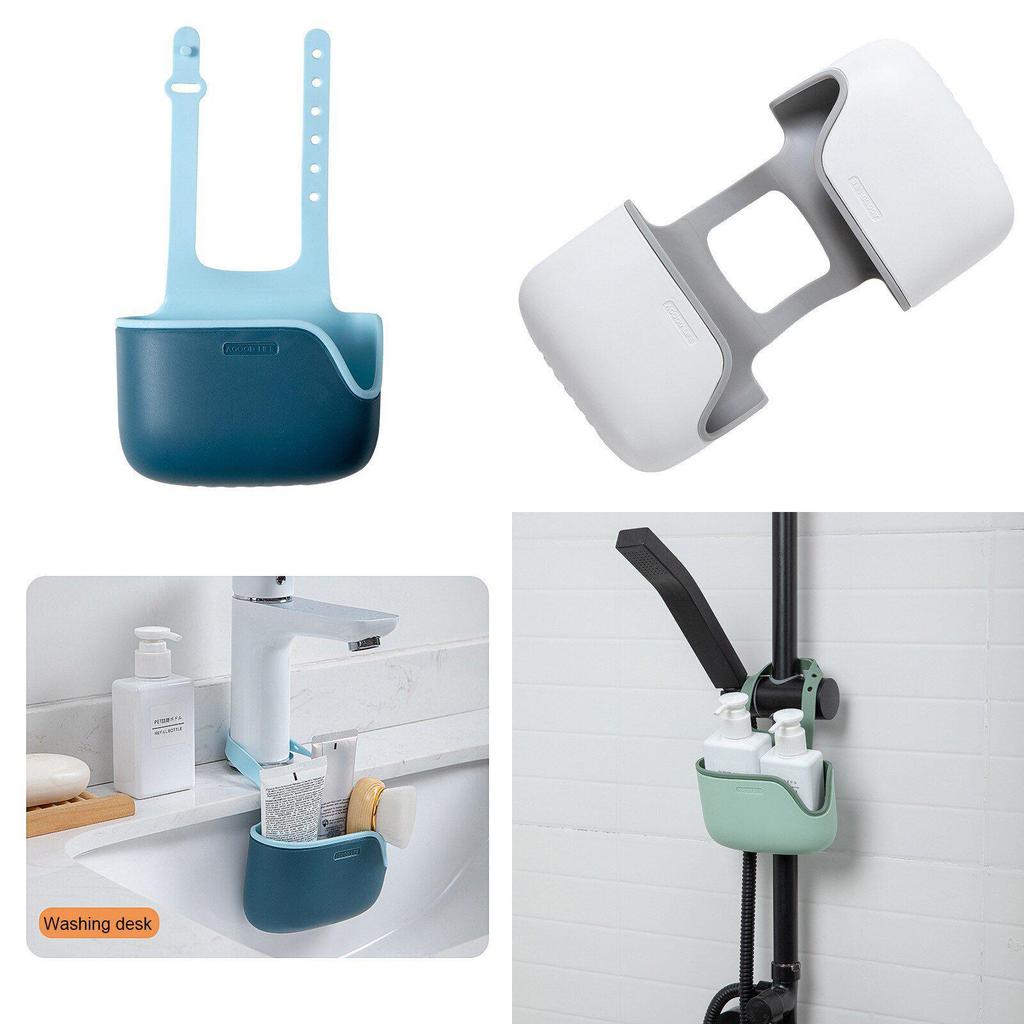 Adjustable Sink Holder Soap Sponge Drain Rack With Durable Double-layer Design