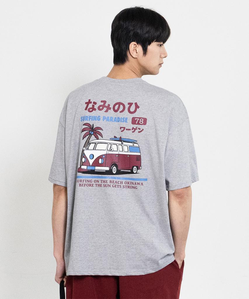 ALVINCLO Camper Van Short Sleeve T-Shirt Ast3613 (4 Colors)
