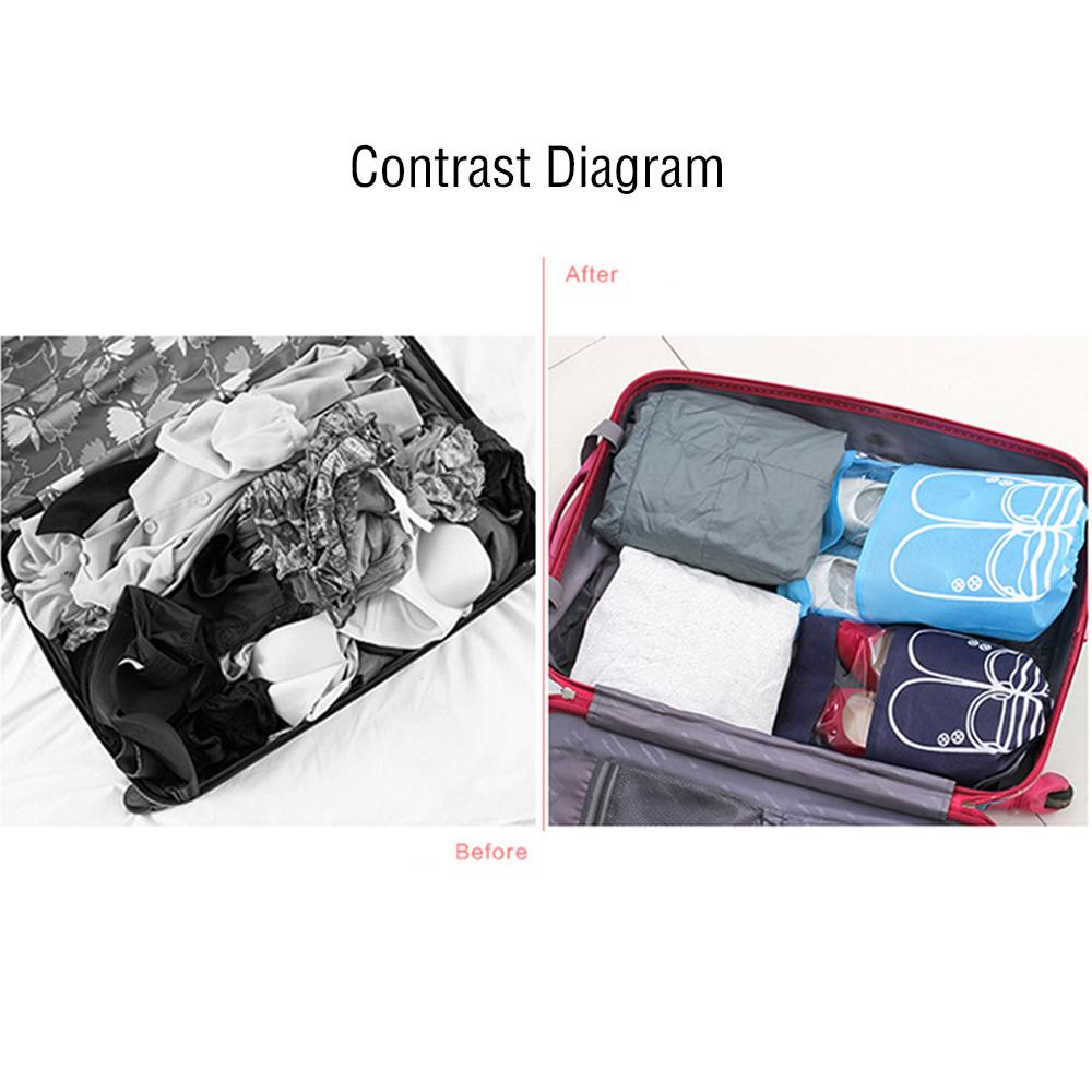 10Pcs Shoes Storage Bag Non-Woven Drawstring Dustproof Waterproof Travel Portable Organizer Storage