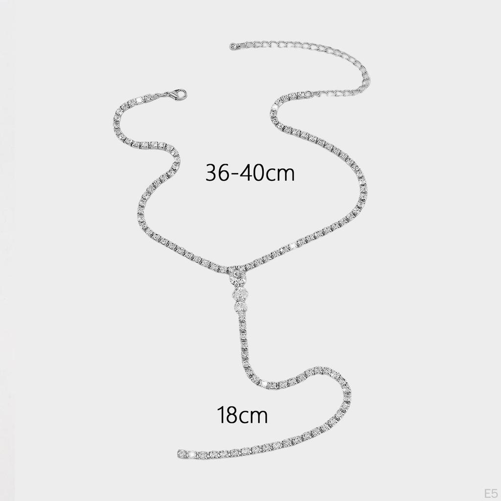 Halskette Kleiderzubehör Mode Exquisites Lariat für Party-Mädchen Braut