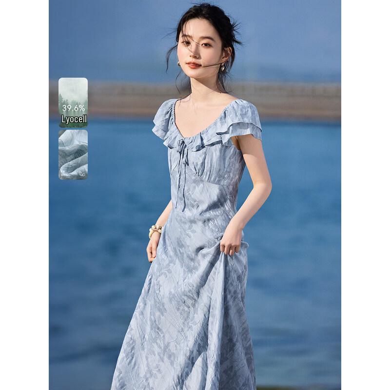 XWI Women s Lyocell Blend Vacation A-Line Midi Dress 2XL