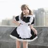 Roztomilý Lolita Zajíček Cosplay Černobílý Outfit Služky Krásné Šaty Dámská Sukně