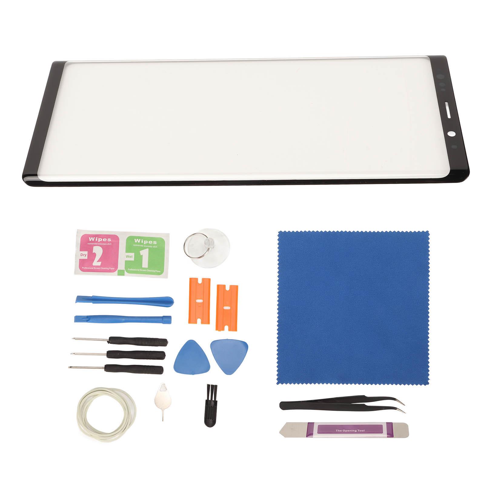 

Комплект для ремонта переднего стекла телефона, профессиональная замена линзы экрана для Galaxy Note 9, черный