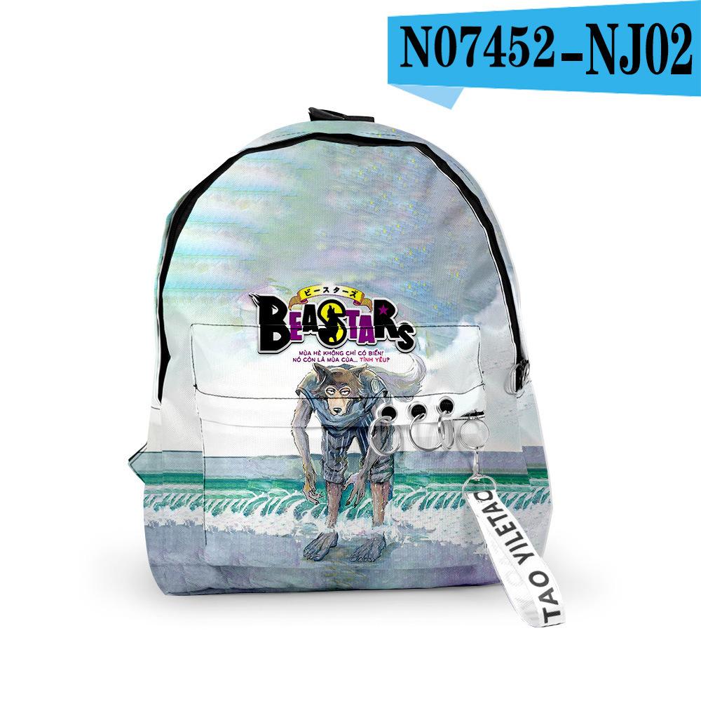 Classic Novelty Animal Rhapsody Backpacks Boys/Girls School Bags 3D Print Keychains Oxford Waterproof Cute Small Backpacks