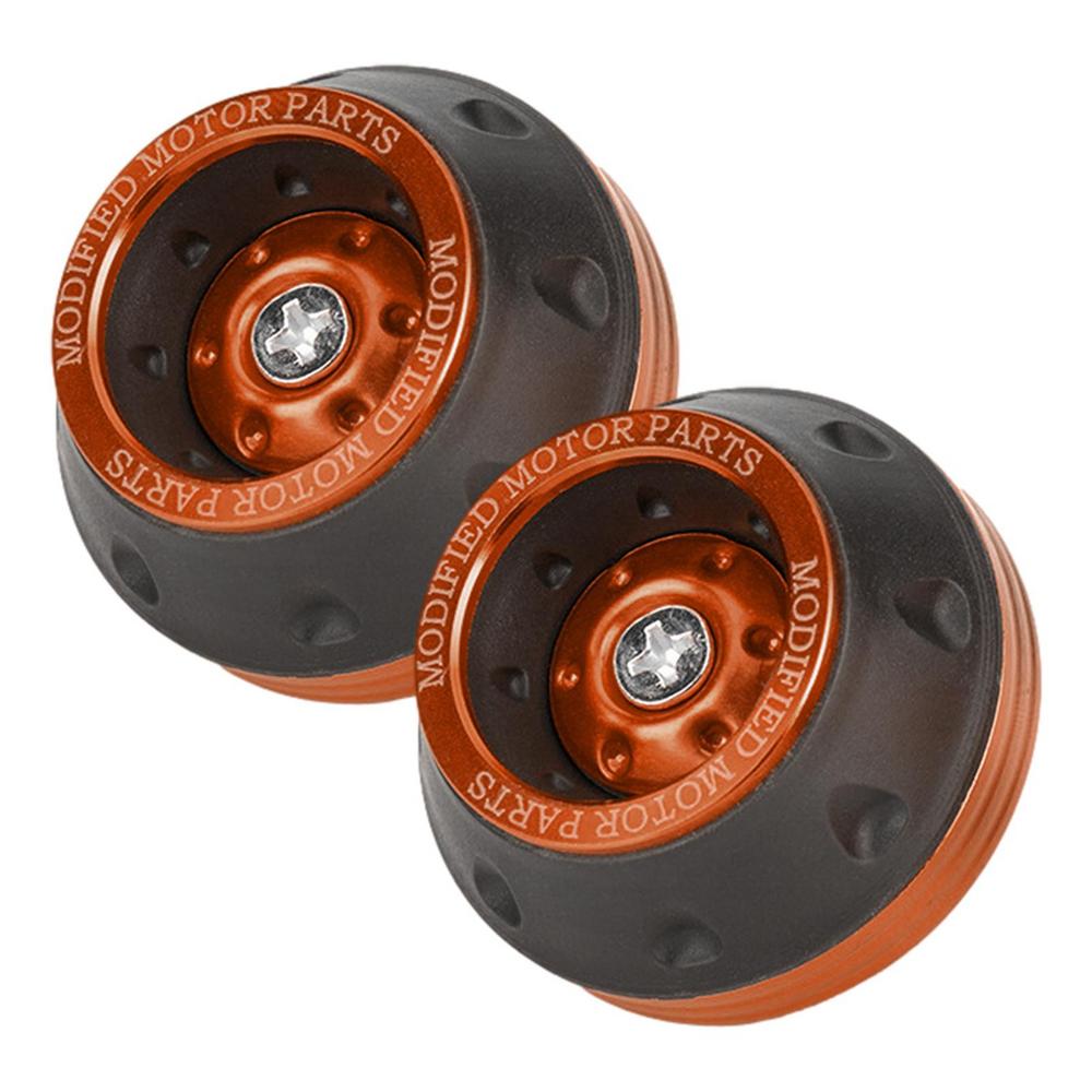 CNC Aluminum Front Fork Frame Sliders 2pcs Wheel Motorbike Falling Protection Scooter Moped Motocicleta Motorcycle Accessories