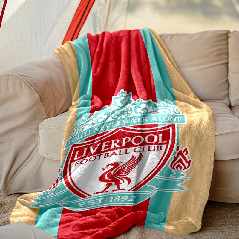 1pc Snug Liverpool FC Blanket, Lightweight & Durable Print Blanket, Perfect for Home, Couch, Bed, Picnic, Travel, Office