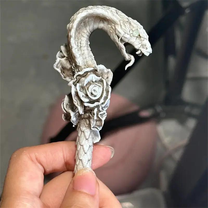 

Slytherin Snake House Bone Color Snake Hairpin Film and Television Surrounding Noble and Elegant белый