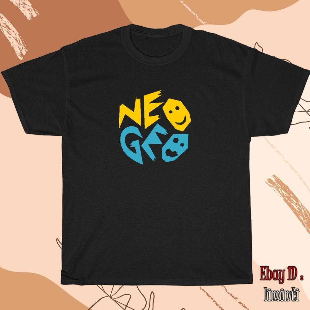 

Neo Geo Logo Men s Black/White/Na wbr/ vy T-Shirt Shipped from USA S-5XL Unisex T-Shirt XXL