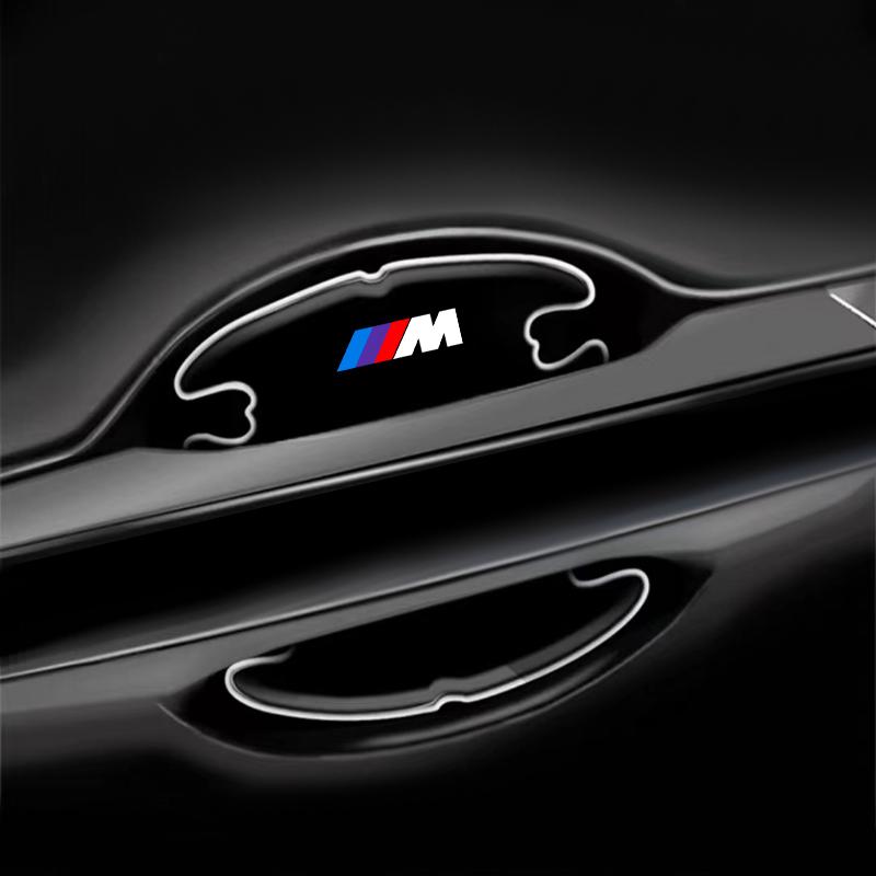 4PCS Transparent Car Door Anti-collision Protector Bumper Strip Sticker For BMW M E34 E36 E60 E90 E46 E39 E70 F10 F20 F30 X5 X6 X1 M3 M5 M6 E71 F01