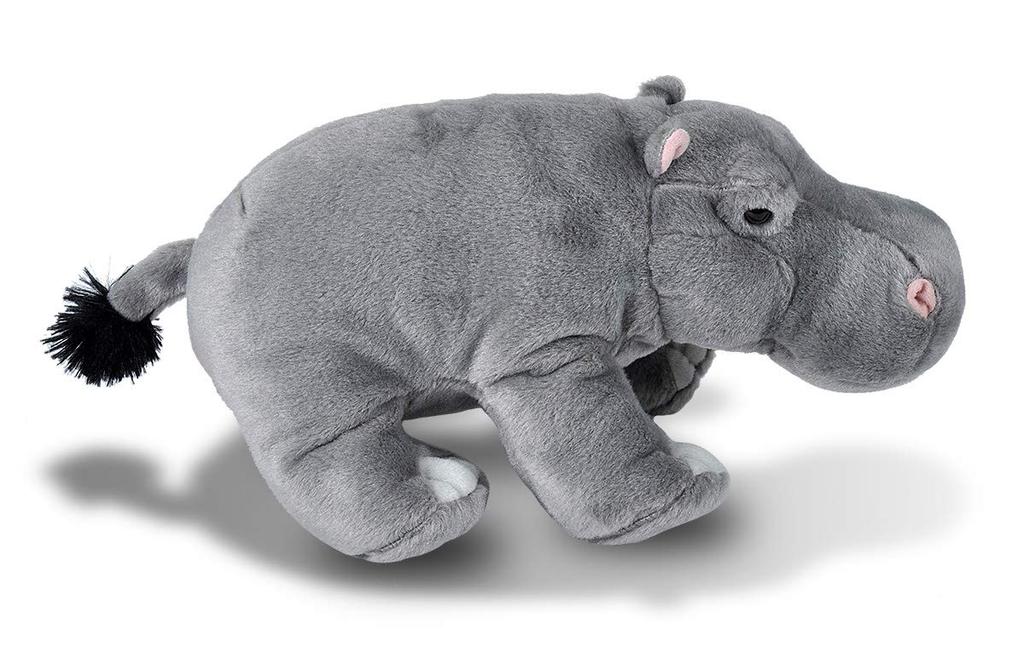 Wild Republic Hippopotamus Plush Soft and W20 x D30 x H19cm Toy, Fluffy, 12" (16620)