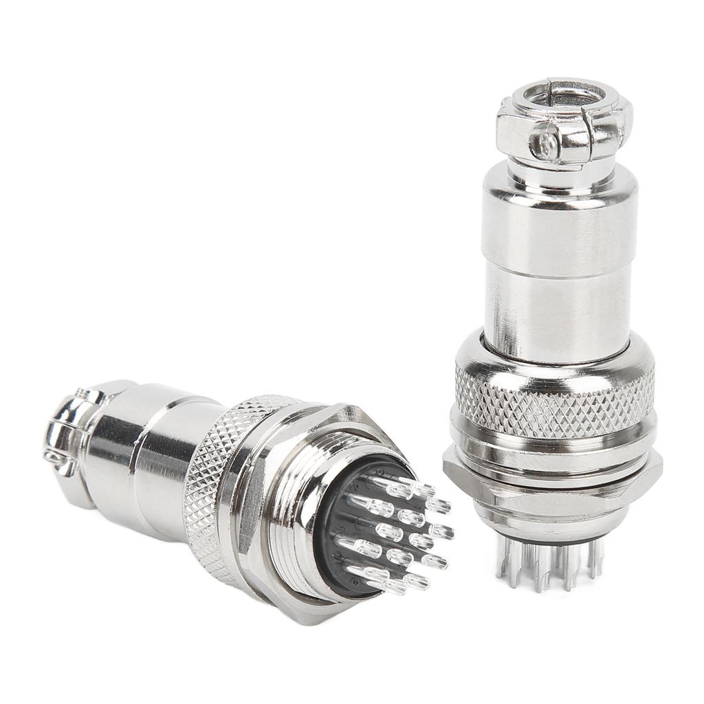 2 Stück Luftfahrtstecker Buchse Verbinder 14 Pin Stecker Buchse Luftfahrtstecker Buchse für Mechanisch