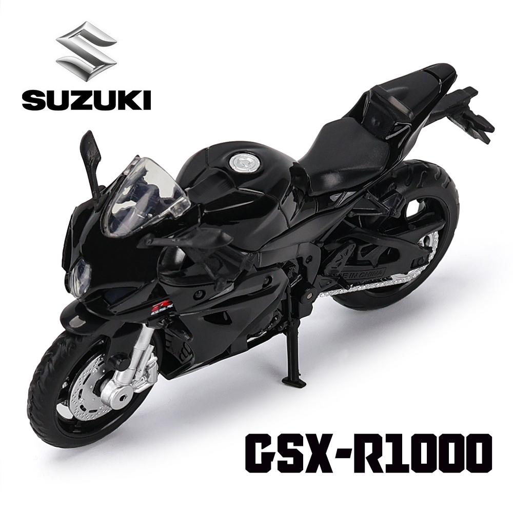 МСЗ 1:18 Suzuki GSX-R1000 базовая литая модель мотоцикла из сплава, игрушка для подарка, статичная литая модель мотоцикла