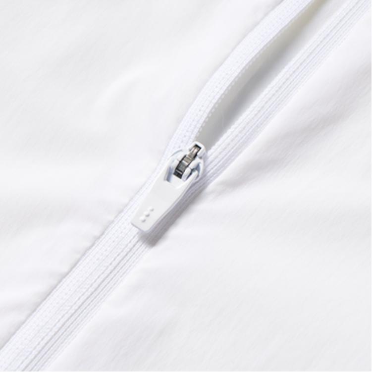 Saucony Solid Color Zip-Up Hooded Jacket Men Jackets White SC2239022-1