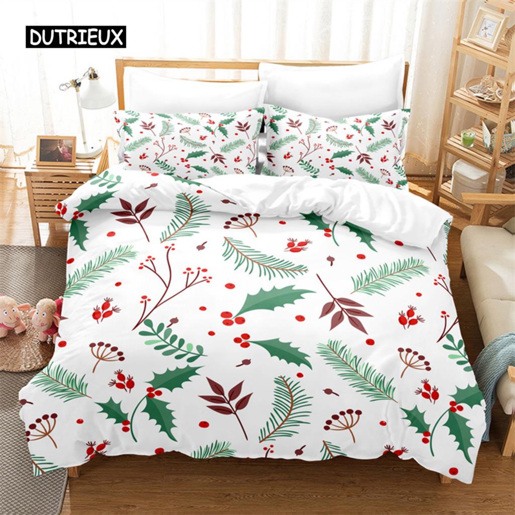 Christmas Snowman, Tree Bedding Set Duvet Cover Set 3d Bedding Digital Printing Bed Linen Queen Size Bedding Set Fashion Design