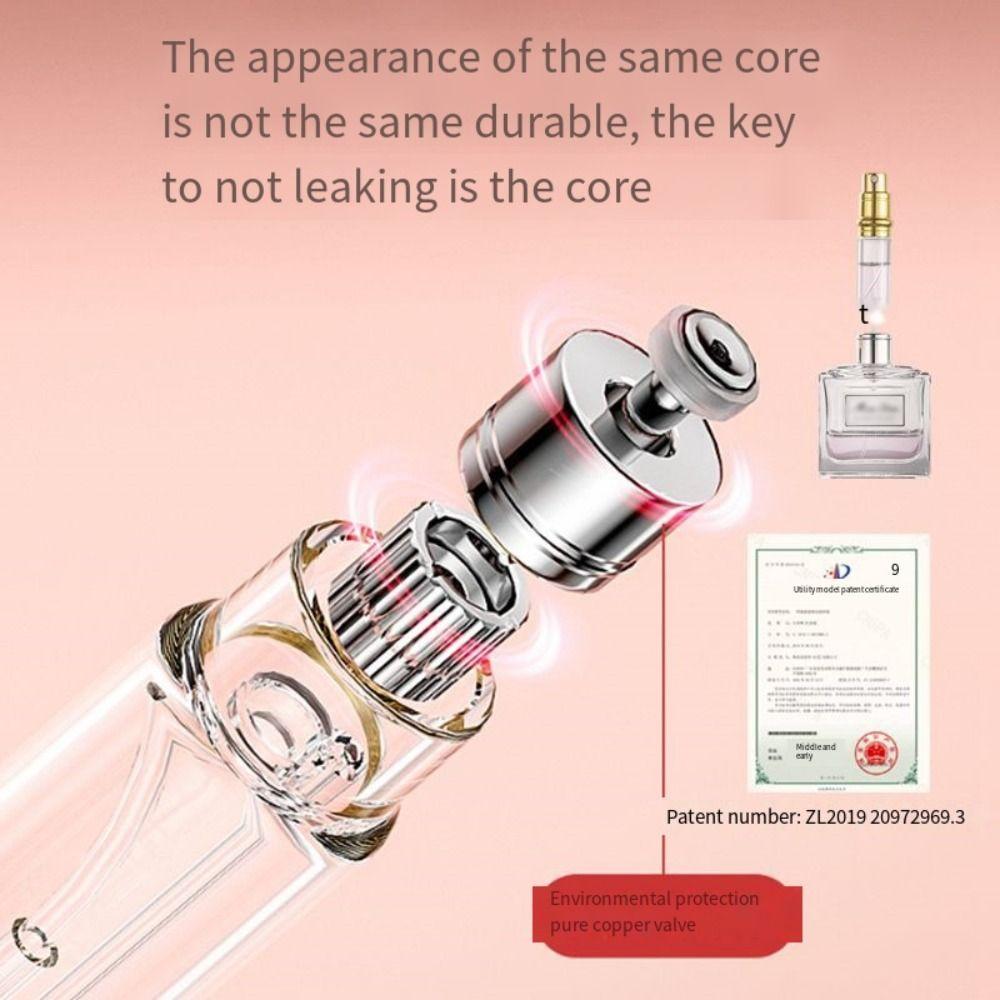 Luxury 5ml Real Leather Spray Bottle Aluminum Perfume Atomizer Bottom-filled Perfume Bottle Travel