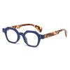 Fashion Polygon Reading Glasses Women Retro Rice Nail Anti Blue Light Correction Prescription Eyeglass Men +1.0 +1.5 +2.0 +2.5