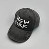 Embroidery Letters Simple Contrasting Color Baseball Cap Men'S And Women'S Sunshade Showing Face Small Versatile Retro Cap