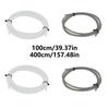 100/400cm PTFE Tube For 3D Printer Parts Pipe ID2.5mm OD4mm Insulated Hose Rigid Pipe Temperature Corrosion Resistance