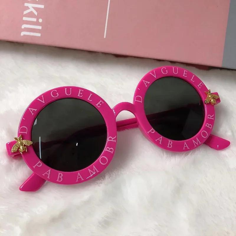 

New Fashion Round Glasses Children Sunglasses Classic Cute Girls Kids Sun Glasses UV400 Protection Eyewear Baby 1PC