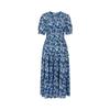 Anna Coco Ethnic Print Pleated Waist Dress