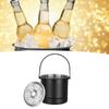 Thickened Ice Container 1.6L Professional Ice Bucket Premium Stainless Steel Ice Bucket  Bar