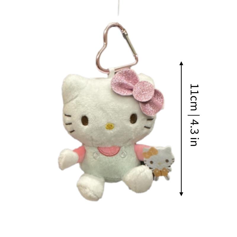 50th Anniversary Hellokitty Plush Keychain Love Lock Catch Bag Decoration Gift