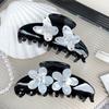 Headwear Butterfly Hair Claw Rhinestone Large Shark Clip Fashion Acetate Hair Crab Clip  Streetwear