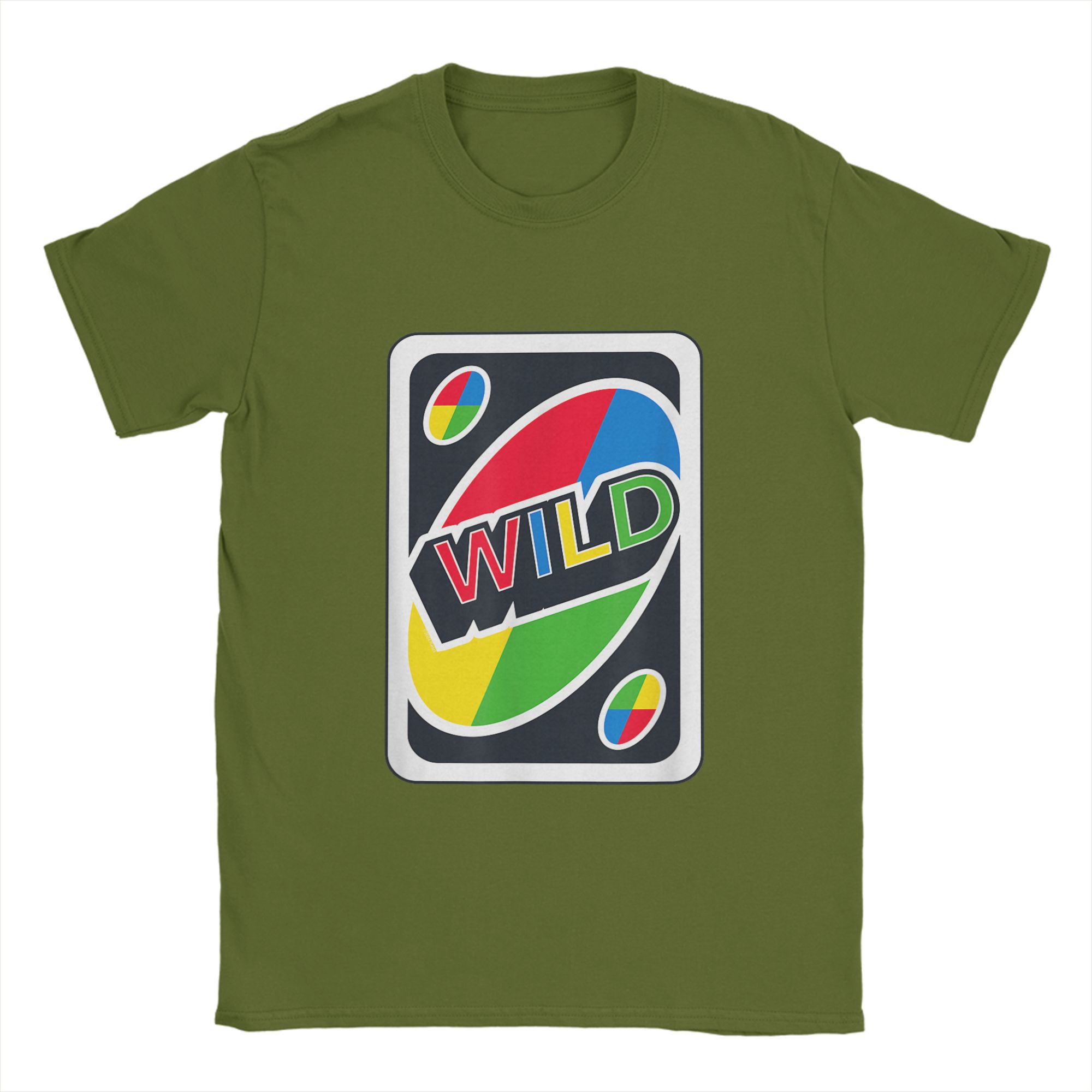 

UNOs Card T Shirts for Men Pure Cotton Awesome T-Shirts Round Neck Tees Short Sleeve Clothes Birthday Present 4XL