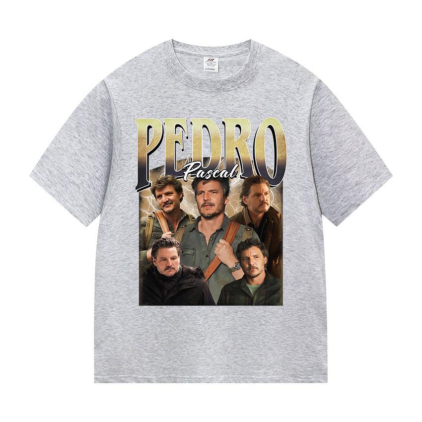 90s Pedro Pascal Vintage Graphic T Shirt Unisexs Women Harajuku Fashion Summer Tshirt Casual Cotton Oversized Tshirt Streetwear