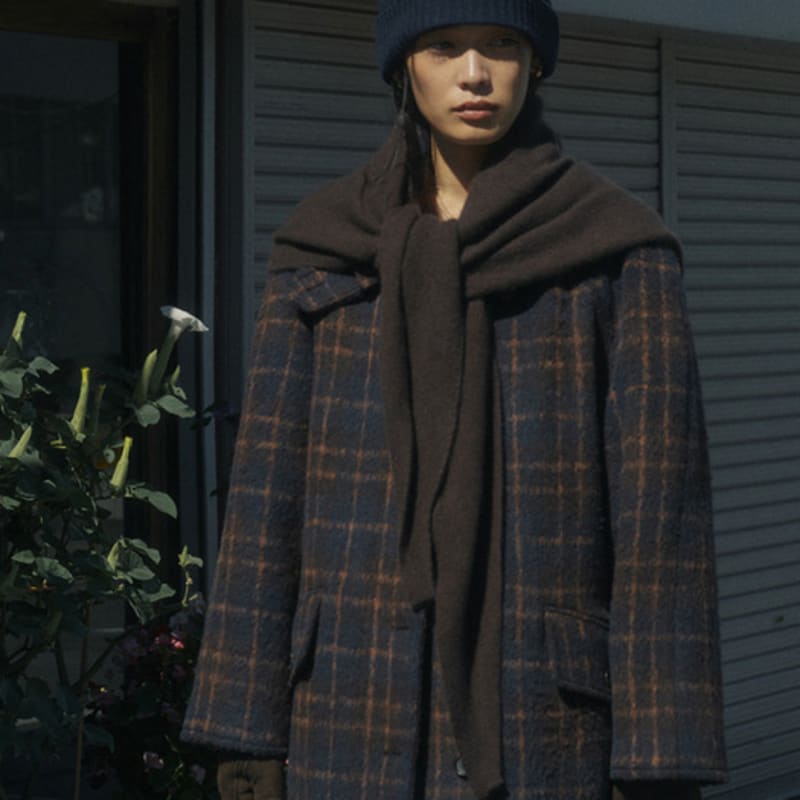 WEISEWASCHBÄR SCHAL MÜTZE_BRAUN