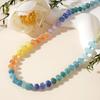 Handmade Women's Beaded Necklace Bohemian Style Rainbow Necklace Luxurious Neck Choker  Party