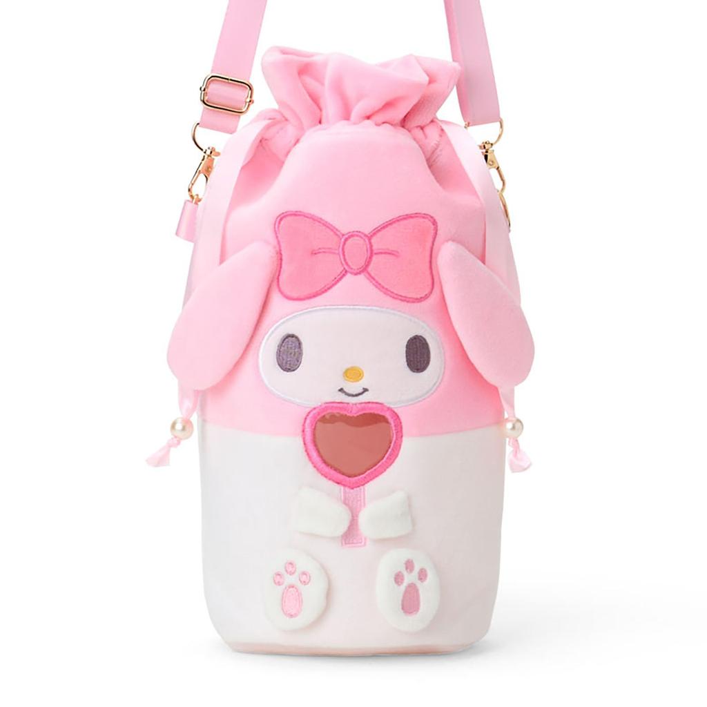 Sanrio Penlight Shoulder Pouch (Enjoy Idol) My Melody Polyester, PVC, Nylon, Steel (Product Number: 613207)