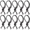 Beebeecraft 1 Box 50Pcs Pendant Clasp Earring Hooks Stainless Steel Leverback Earring Findings Black Earring Supplies for Jewelry Making