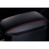 Middle Console Black Leather Cover Trim Armrest Box For Toyota Corolla 2014-2018
